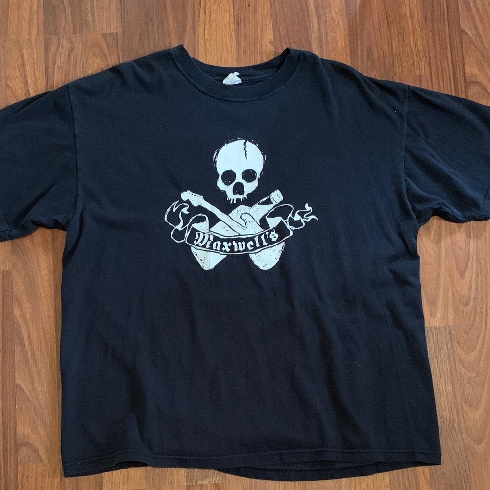 Anvil Black Maxwell's Skull Tee